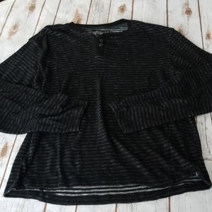 Mens Henley top. Sz large